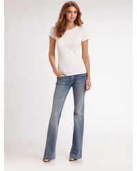7 For All Mankind | Blue A Pocket Light-wash Jeans | Lyst
