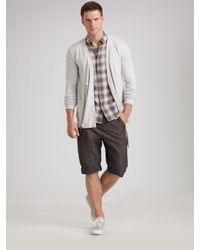 Richard Chai | Gray Drawstring Shorts for Men | Lyst