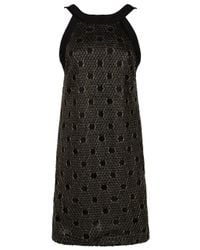Martin Grant | Black Sequin Embroidered Dress | Lyst