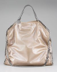 Stella McCartney | Natural Shaggy Deer Falabella Small Tote | Lyst