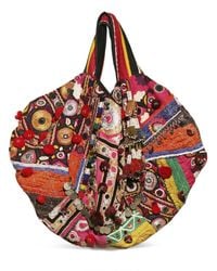 Simone Camille | Multicolor Carry All Vintage Fabric Beaded Tote | Lyst