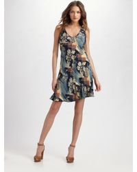 Ralph Lauren Blue Label | Multicolor Heloise Sleeveless Silk Dress | Lyst