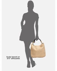 Saint Laurent | Natural Raffia Roady Large Hobo | Lyst