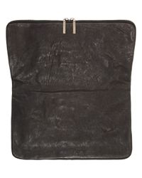 Helmut Lang Gray Styx Clutch