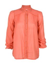 Vanessa Bruno Athé | Orange Peasant Blouse | Lyst