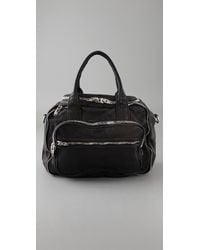 Alexander Wang | Black Eugene Zipper Satchel | Lyst