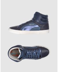 Alexander McQueen X Puma | Blue High-top Sneaker for Men | Lyst