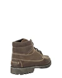 Giorgio Brato | Brown Washed Cowhide High Lace-up Shoes for Men | Lyst