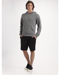 T By Alexander Wang | Gray Batting Hoodie for Men | Lyst