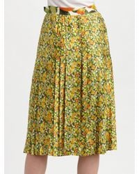 Stella McCartney | Multicolor Citrus-print Cotton Skirt | Lyst