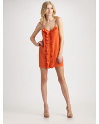 Tibi | Orange Silk Cami Dress | Lyst