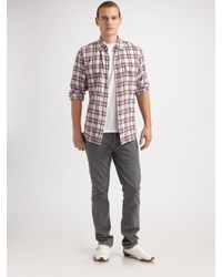 Earnest Sewn | Purple Field Sportshirt for Men | Lyst