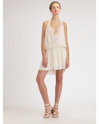 Alexander Wang | White Halter Neck Dress | Lyst