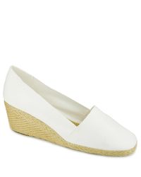 Andre Assous | White Pamela wedges | Lyst