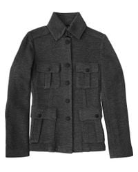 Rag & Bone | Gray Knit Safari Jacket | Lyst