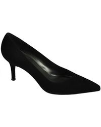 Stuart Weitzman | Zest - Black Suede Pump | Lyst