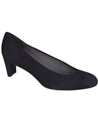 Stuart Weitzman | Blue Chic Pump - Navy Suede Pump | Lyst