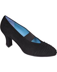 Thierry Rabotin | Flirt - Black Suede Pleated Pump | Lyst