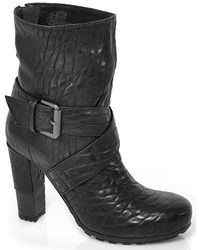 Vic Matié | Black Leather Bootie | Lyst