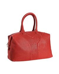 Saint Laurent | Red Lobster Pebbled Lambskin Easy Bag | Lyst