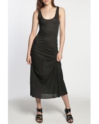 Enza Costa | Black Long Slip Dress | Lyst
