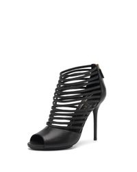 Gucci | Black Gia Leather Spectator Booties | Lyst