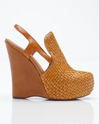 Jeffrey Campbell | Yellow Darian Woven Front Wedge | Lyst