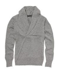 Alexander McQueen | Gray Crew Neck Long Sleeved Jumper for Men | Lyst