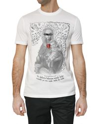 Givenchy | White Virgin Mary Tee for Men | Lyst