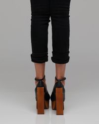 Jeffrey Campbell | Black 'foxy Lace' Sandal | Lyst