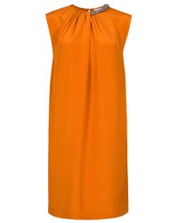 3.1 Phillip Lim | Orange Beaded Neck Dress | Lyst