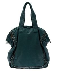 Alexander Wang | Green Trudy Zip Detail Tote Bag | Lyst