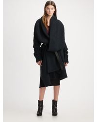 Haider Ackermann | Black Long Mohair Cardigan | Lyst