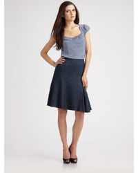 Nanette Lepore | Blue Seduce Me Skirt | Lyst
