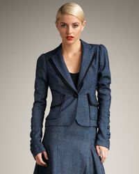 Nanette Lepore | Tickle Me Blue Suit Jacket | Lyst