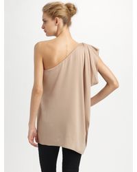 Rachel Zoe | Natural Marie One-sleeve Caftan Top | Lyst