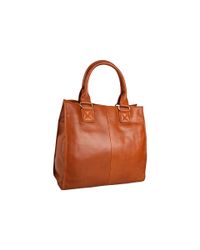 Badgley Mischka | Brown Petra Leather Tote Bag | Lyst