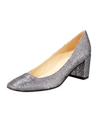 kate spade new york | Gray Desiree Starlight Low-heel Pump | Lyst