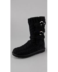 ugg cable knit boots