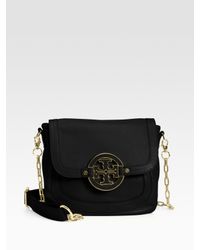 Tory Burch | Black Amanda Messenger Bag | Lyst