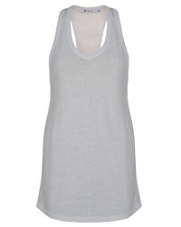 T By Alexander Wang | - Knitted Cotton-blend Top - White | Lyst