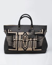 Pendleton | Black Luggage Bag Blk/tan Harding | Lyst