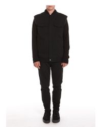 Alexander Wang | Black Lasered Lambskin Leather Zip Hoodie for Men | Lyst