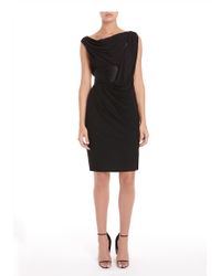 Alexander Wang | Black 3/4 Length Dress | Lyst