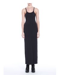 Alexander Wang | Black Modal Spandex Cami Tank Long Dress | Lyst
