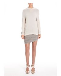 Alexander Wang | Natural Cotton Loose Knit Hoodie | Lyst