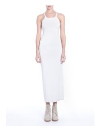 Alexander Wang | White Modal Spandex Cami Tank Long Dress | Lyst