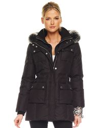 michael kors black down jacket