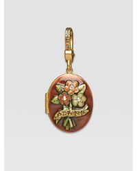 Jay Strongwater | Metallic November Locket Charm | Lyst
