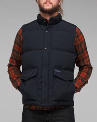 Woolrich | Black Aleutian Vest for Men | Lyst